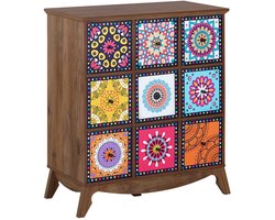 KUMA - Sideboard - Donkere houtkleur - MDF