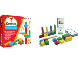 Kumtoys® Balans Reactiespel - Bouwblokken - Montessori speelgoed - Speelgoed meisjes en jongens - Knutselen meisjes en jongens - Spellen - Spelletjes voor kinderen - Kinderspeelgoed