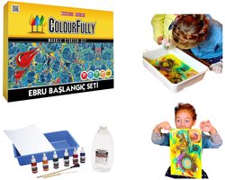 Kumtoys® Marbling set - Montessori speelgoed - Speelgoed meisjes en jongens - Knutselen meisjes en jongens - Spellen - Spelletjes voor kinderen - Kinderspeelgoed