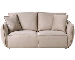 KUNES - Driezitsbank - Taupe - Polyester
