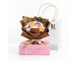Kunst bloemen Rozen boeket - Geurende Zijden Rozen Cadeau - La Roselle Amsterdam