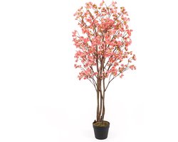Kunst Bloesemboom Roze | 120cm | Kunst Kersenbloesem & Appelbloesem Boom – Luxe Kunstboom met Bloemen – Realistische Kunstplant – Onderhoudsvrij