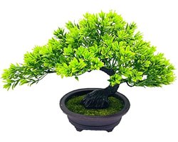 Kunst Bonsai In Pot – Decoratieve Bureauplant – Voor Huis, Balkon En Kantoor