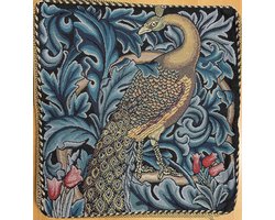 Kunst - Kussenhoes - The peacock - William Morris