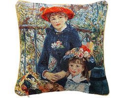 Kunst kussenhoes - Two sisters - Twee zusjes - Pierre-Auguste Renoir