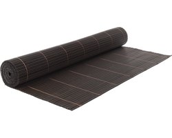 Kunst Rieten Balkonscherm Deluxe | Bruin - 100cm x 300cm - kunststof rieten balkonhek - rieten hek - tuinscherm/ balkonscherm