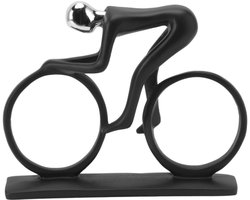 Kunst Sculptuur Fietser Ornament Woondecoratie Standbeeld Hobby Fiets Metaal Decor voor Thuiskantoor