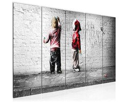 Kunstafdruk Schilderij Kinderen Muurdecoratie Fleece Canvas voor Huiskamer en Slaapkamer