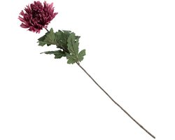 Kunstbloem chrysant paars