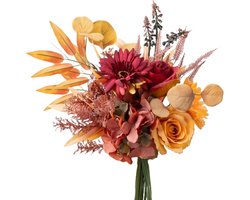Kunstbloemen - Boeket - 44 cm - Zijden bloemen - Kunstplanten - Nepbloemen - Kunstbloem Gerbera - Boeketten - Decoratie voor thuis - Bruiloft - Cadeau voor vrouw - Housewarming cadeau - Moederdagcadeau - Valentijn cadeau - Huwelijk cadeau