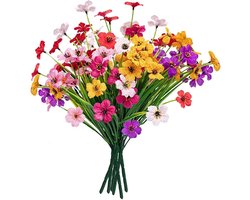 Kunstbloemen voor Balkon en Tuin - UV-bestendig en Weerbestendig Boeket