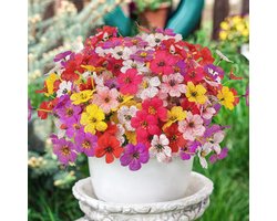 Kunstbloemen voor Balkon en Tuin - UV-bestendig en Weerbestendig Boeket