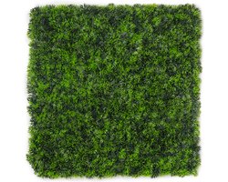 Kunsthaag plantenwand - Planten muur - Voor binnen en buiten - Mos - 50 x 50 cm