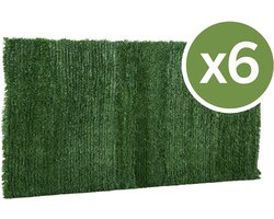 Kunsthaag set 6 stuks schutting buiten - 150 x 300 cm