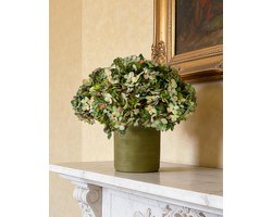 Kunsthortensia Takken - Nep Hortensia's - Woning Decoratie - Levensecht Uiterlijk - 35 cm - Groen