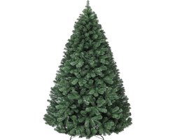 Kunstkerstboom 180 cm – 760+ takpunten – industriële PVC – inklapbare, verzwaarde metalen standaard – voor thuis en kantoor
