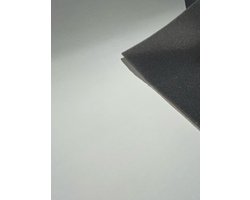 Kunstleer Off White - 4mm foam - Wand- en Hemelbekleding - licht rekbaar