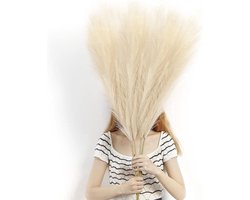 Kunstmatig Pampasgras Decoratie 110 cm - Boho Droogbloemen Woonkamer Slaapkamer Bruiloft