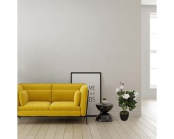 Kunstmatige planten decoratieve roos fluwelen 43cm - Fer|Polyester|Polyéthylène PE - Wit - Wit - SILUMEN