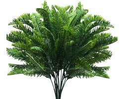 Kunstmatige varen (set van 6) - kunstmatige plant binnen/buiten - kunstmatig gebladerte voor woonkamer decoratie zen badkamer