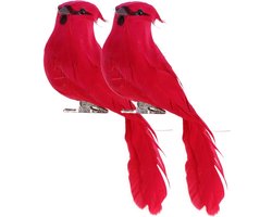 Kunstmatige Vogels Decoratie - Schuim Vogel Ornament - Wand Decoratie - Levensecht Uiterlijk - 12 x 4 x 6 cm