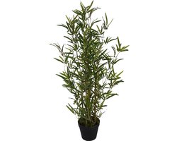 Kunstplant Bamboe Boom - Realistisch en Onderhoudsvrij - 90 cm - groen - voor binnen - bamboe plant