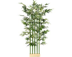 Kunstplant Bamboe Roomdivider 180 cm Hoog - Groen