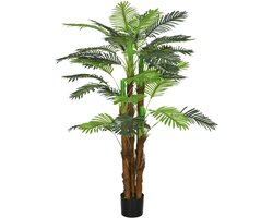 Kunstplant Kunstpalm 160 cm met 36 Takken - nepplant