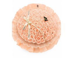 Kunstrozen Boeket XXL – Geurende Zijden Rozen Roze – Luxe Decoratie & Cadeau LA ROSELLE AMSTERDAM