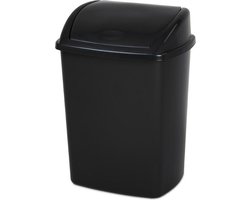 Kunststof Afvalbak met swing deksel, 26 liter (VB018426)