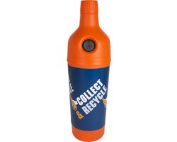 Kunststof afvalbak PETman 210 liter oranje | Inzamelen van statiegeld flesjes en blikjes | Zonder wikkel