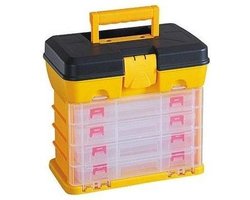 Kunststof Assortimentendoos / Opbergbox | Geel