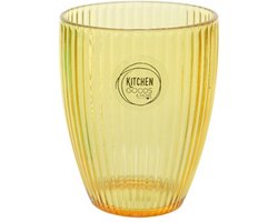 Kunststof bekers goud/geel 200 ml