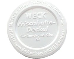 Kunststof deksel voor weckpot 12 cm 1 eenheid|Plastic lid for canning jar 12 cm 1 unit|Couvercle en plastique pour bocal à conserves 12 cm 1 unité