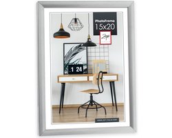 Kunststof Fotolijst New Easy Zilver 15x20 cm KL3