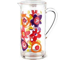 Kunststof Kan Sapkan - Schenkkan - Bloemen - 1.85 Liter - Met Deksel