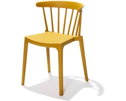 Kunststof Kantinestoel 0104 Wit