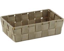 Kunststof Mand Taupe voor Badkamer of Interieur