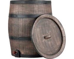 Kunststof Regenton Houtnerf 120 l