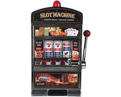 Kunststof Spaarbank Met Geluid en Licht - Speelautomaat voor Volwassenen - 24 x 38,7 x 16,6 cm