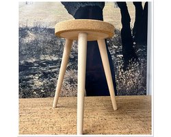 KURK & CO - KURKEN KRUKJE - HOUTEN POTEN - 43 CM x 29 CM