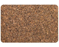 Kurk & Co kurkplacemat | 4 stuks | 45 bij 30 cm | Stevig kurk | Super duurzaam en milieuvriendelijk | Drome |