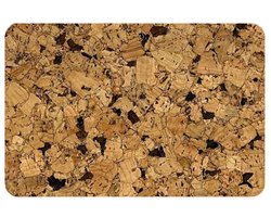 Kurk placemat | 4 stuks | 45 bij 30 cm | Stevig kurk | Super duurzaam en milieuvriendelijk | Funchal |