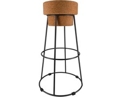 Kurk24 - Kurk tafel kruk - wijn kurk - metalen frame