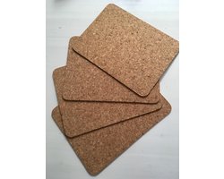Kurken Placemats - 4 per verp.