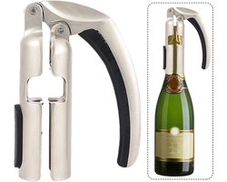 Kurkentrekker – Champagnefles – Keukengereedschap – 1 stuks – Zilver