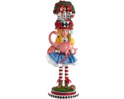Kurt Adler Notenkraker Alice in Wonderland Flamingo