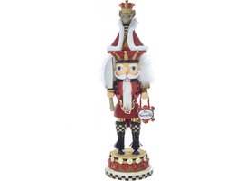Kurt S. Adler Hollywood Nutcrackers™ - Houten notenkraker - Met muizenkoning - 45cm
