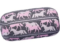 Kuschelmaxx Rolkussen - Sierkussen Rond Cilinder 17 x 33 cm - Einhorn-design - Stevig en zacht - Mooie print - Gevuld met microgranulaat - Vormvast & Wasbaar - Ideaal voor op de bank, bed, auto of op reis - Inclusief Wasnet