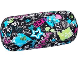 Kuschelmaxx Rolkussen - Sierkussen Rond Cilinder 17 x 33 cm - Party-design - Stevig en zacht - Mooie print - Gevuld met microgranulaat - Vormvast & Wasbaar - Ideaal voor op de bank, bed, auto of op reis - Inclusief Wasnet